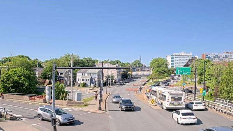 Mac Donald Bridge - Dartmouth bound