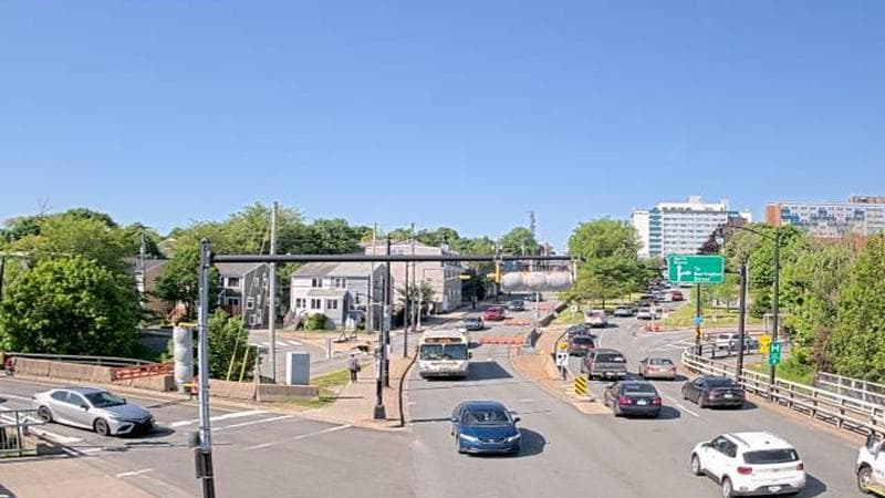 Mac Donald Bridge - Dartmouth bound