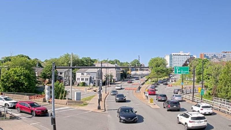 Mac Donald Bridge - Dartmouth bound