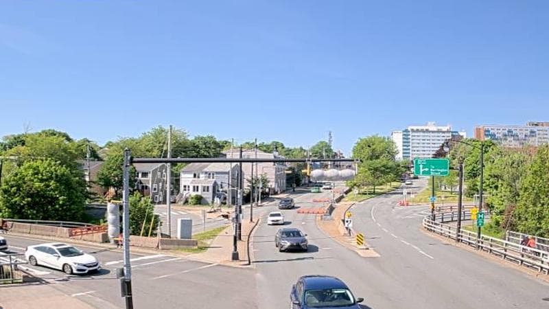 Mac Donald Bridge - Dartmouth bound
