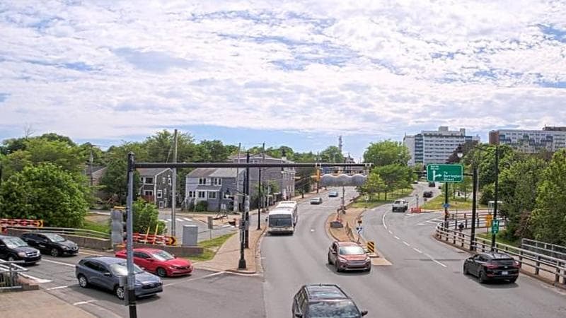Mac Donald Bridge - Dartmouth bound