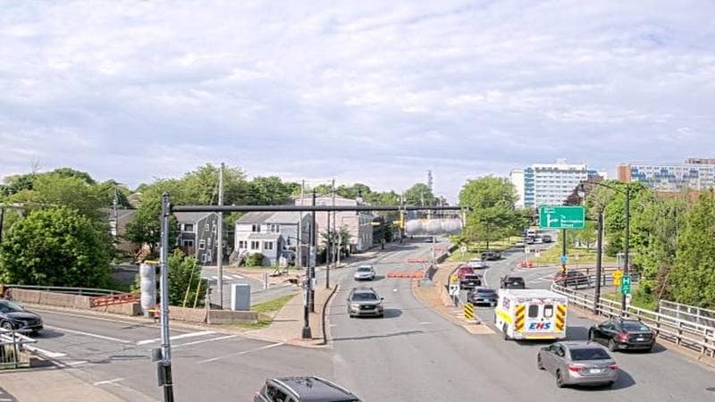 Mac Donald Bridge - Dartmouth bound