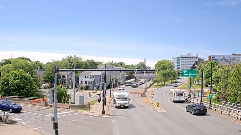 Mac Donald Bridge - Dartmouth bound