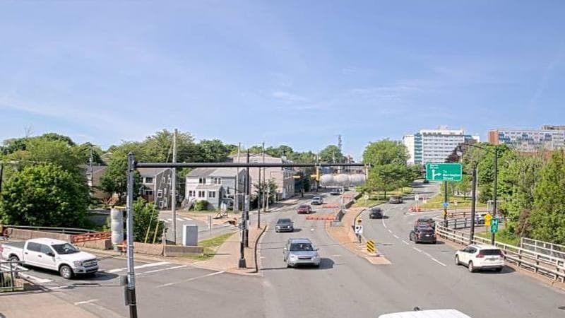 Mac Donald Bridge - Dartmouth bound