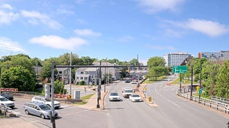 Mac Donald Bridge - Dartmouth bound