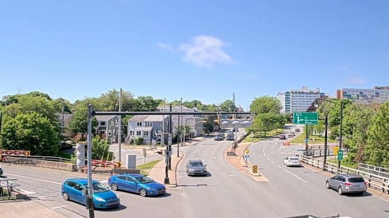 Mac Donald Bridge - Dartmouth bound