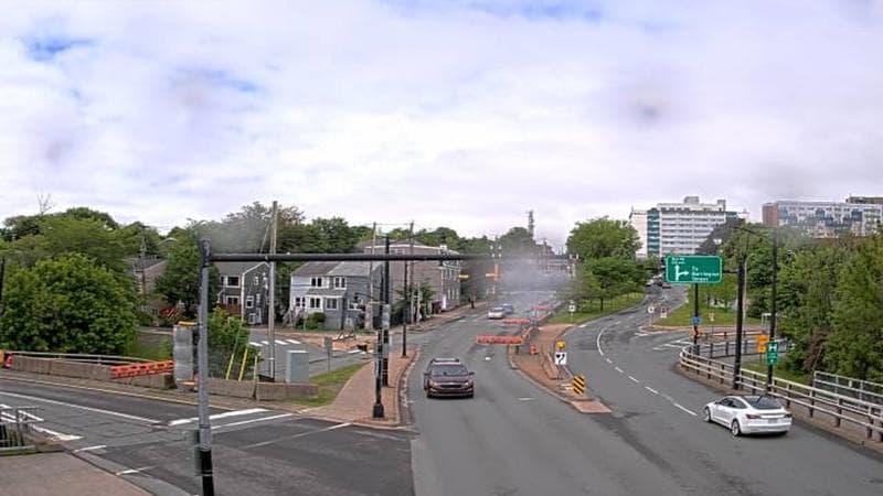 Mac Donald Bridge - Dartmouth bound