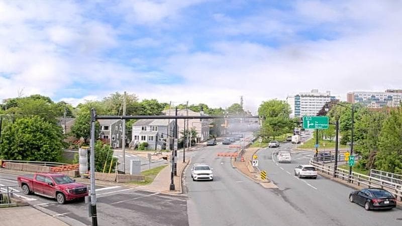 Mac Donald Bridge - Dartmouth bound