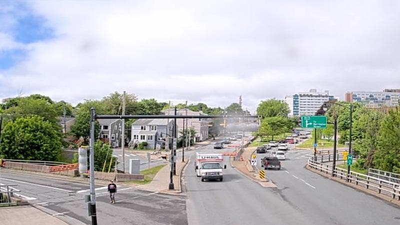 Mac Donald Bridge - Dartmouth bound