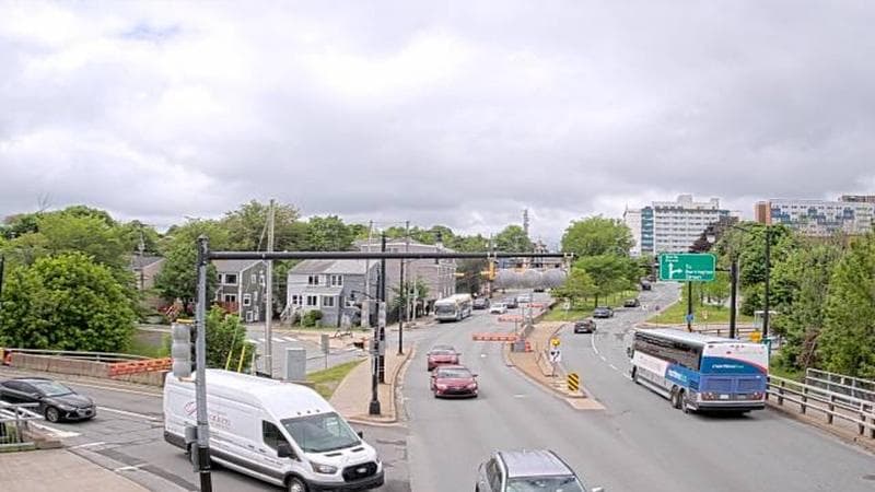 Mac Donald Bridge - Dartmouth bound