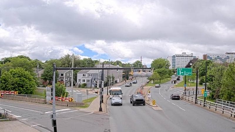 Mac Donald Bridge - Dartmouth bound