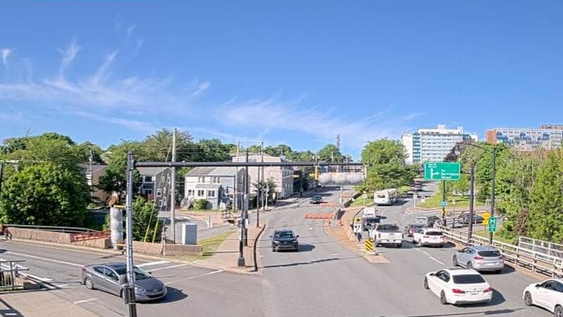 Mac Donald Bridge - Dartmouth bound