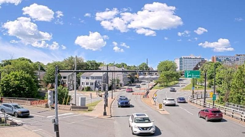 Mac Donald Bridge - Dartmouth bound