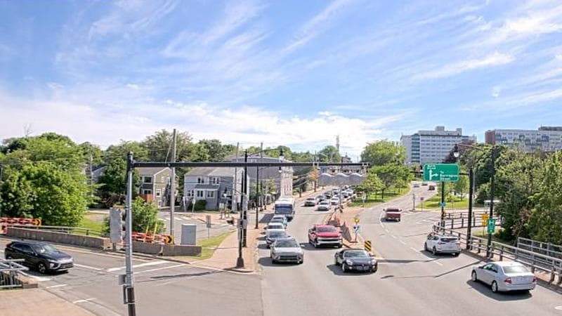 Mac Donald Bridge - Dartmouth bound