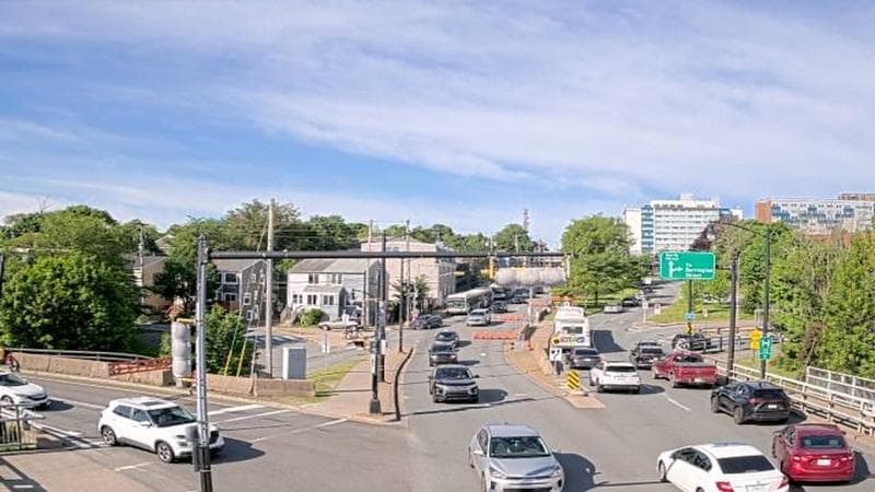Mac Donald Bridge - Dartmouth bound