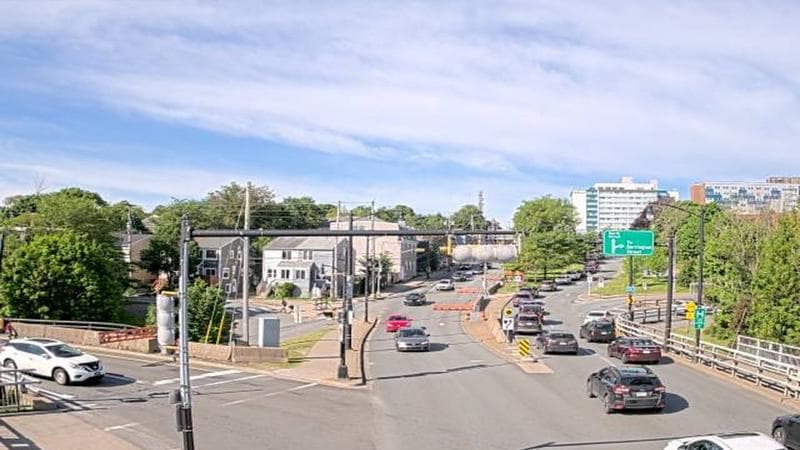 Mac Donald Bridge - Dartmouth bound