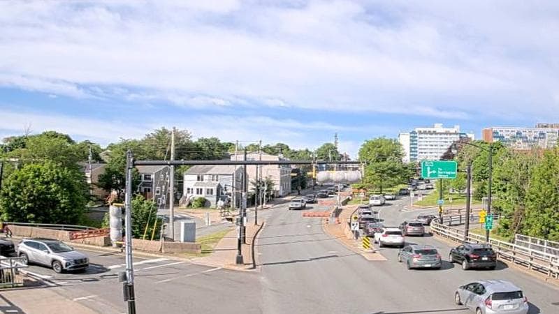 Mac Donald Bridge - Dartmouth bound