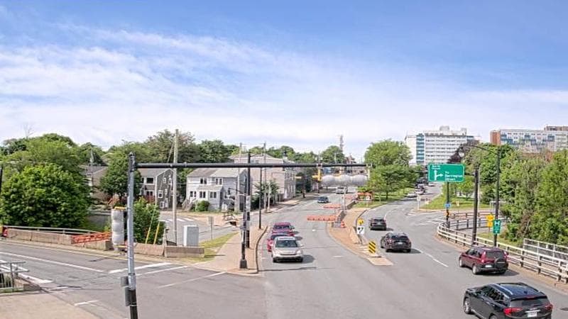 Mac Donald Bridge - Dartmouth bound