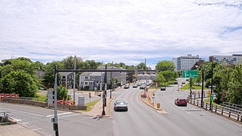 Mac Donald Bridge - Dartmouth bound