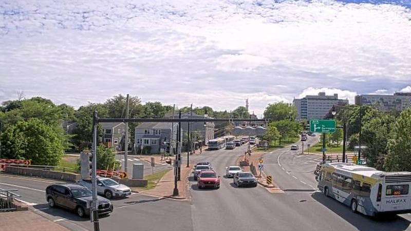 Mac Donald Bridge - Dartmouth bound
