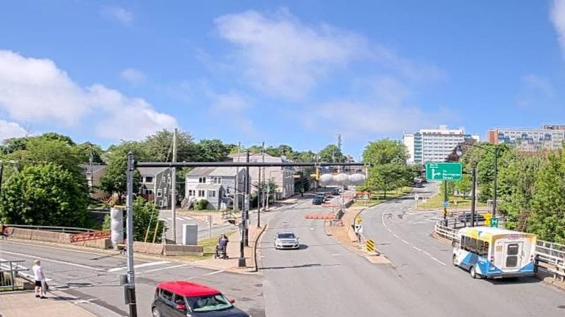 Mac Donald Bridge - Dartmouth bound