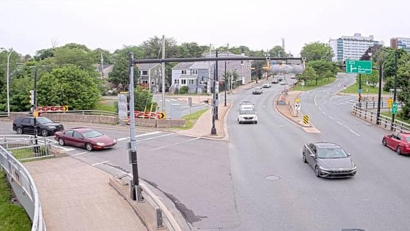 Mac Donald Bridge - Dartmouth bound