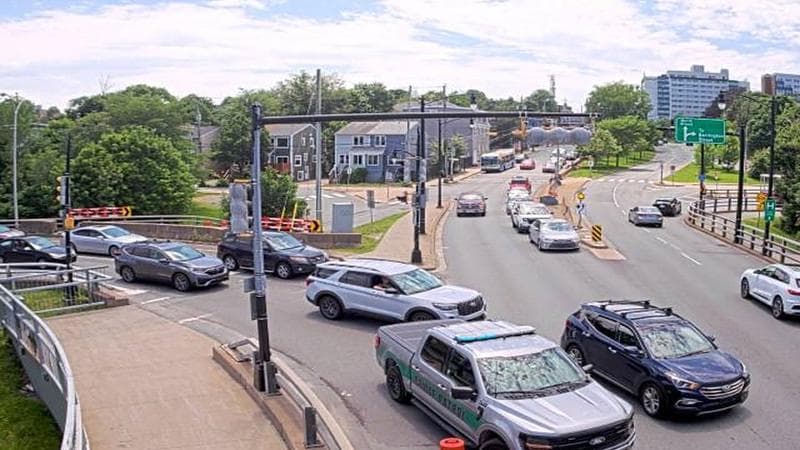 Mac Donald Bridge - Dartmouth bound