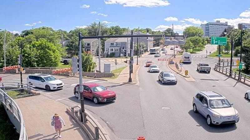 Mac Donald Bridge - Dartmouth bound