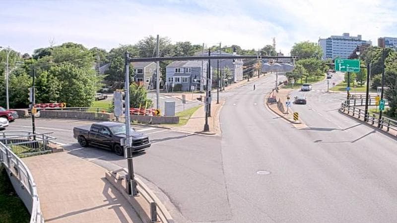 Mac Donald Bridge - Dartmouth bound