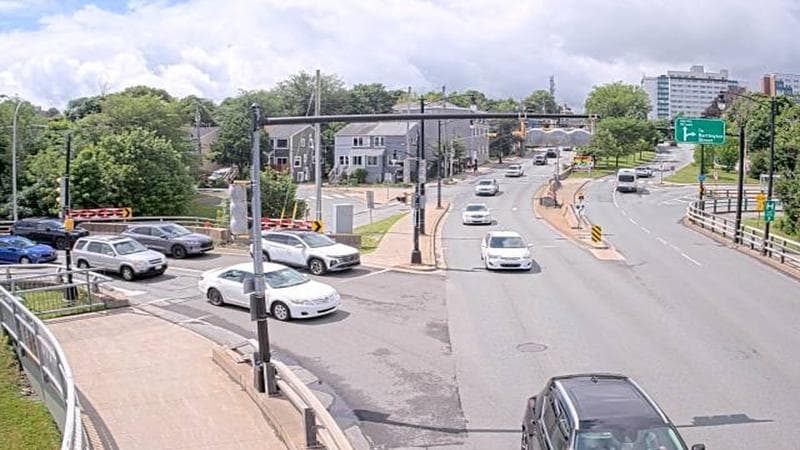 Mac Donald Bridge - Dartmouth bound