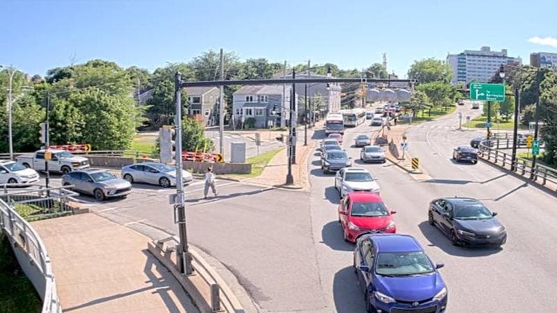 Mac Donald Bridge - Dartmouth bound