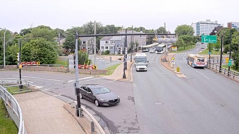 Mac Donald Bridge - Dartmouth bound