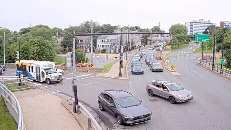 Mac Donald Bridge - Dartmouth bound