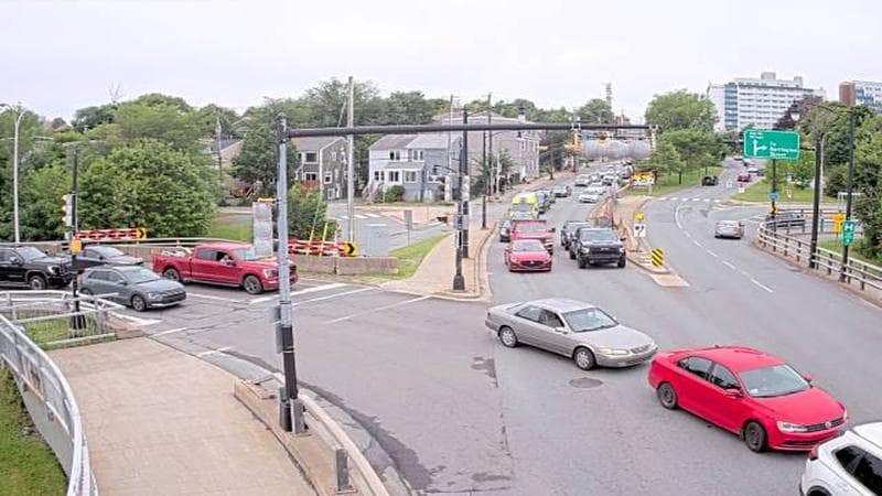 Mac Donald Bridge - Dartmouth bound