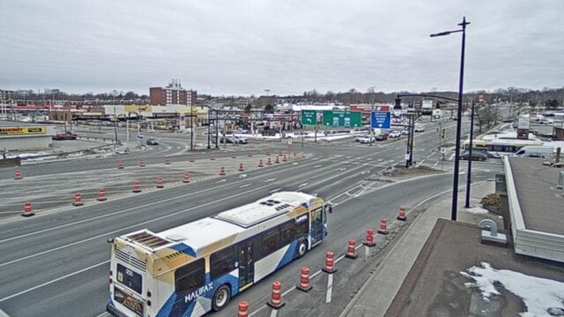 Macdonald Bridge - Halifax bound