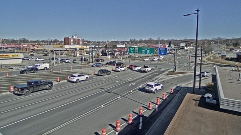Macdonald Bridge - Halifax bound