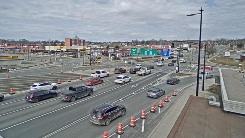 Macdonald Bridge - Halifax bound