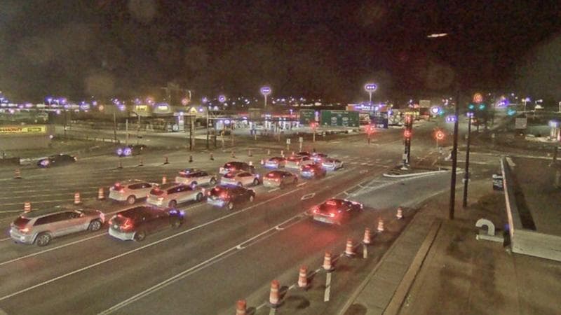 Macdonald Bridge - Halifax bound