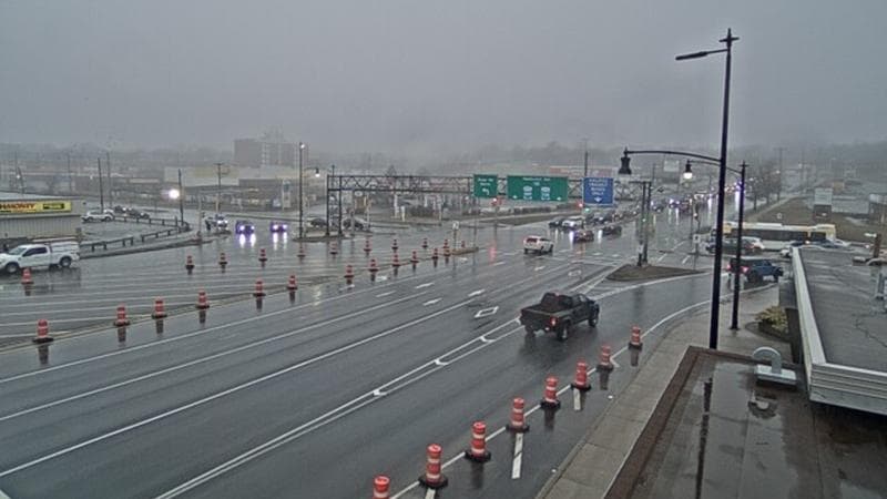 Macdonald Bridge - Halifax bound