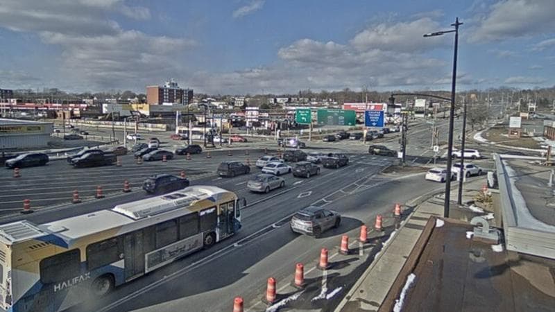 Macdonald Bridge - Halifax bound