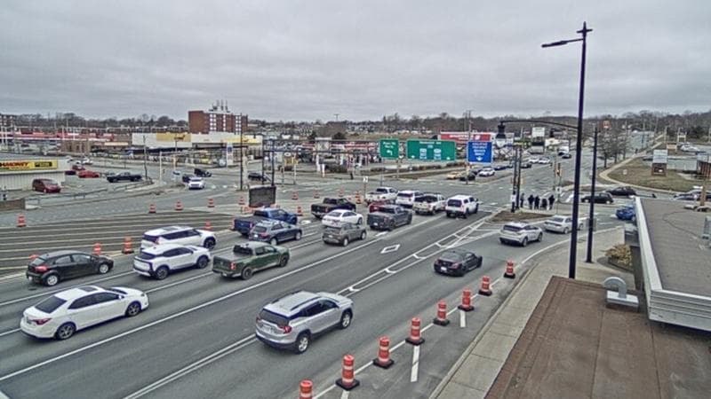 Macdonald Bridge - Halifax bound