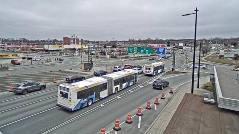 Macdonald Bridge - Halifax bound