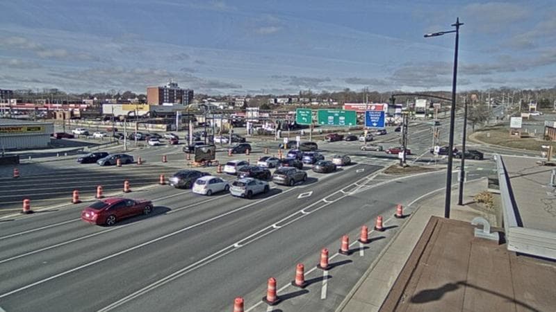Macdonald Bridge - Halifax bound