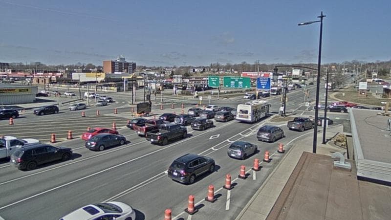 Macdonald Bridge - Halifax bound