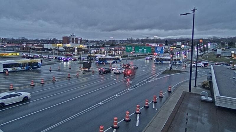 Macdonald Bridge - Halifax bound
