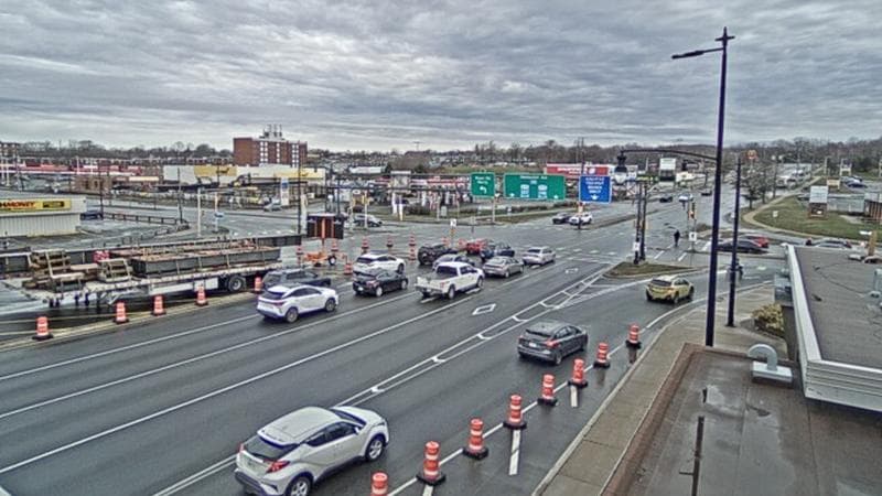 Macdonald Bridge - Halifax bound