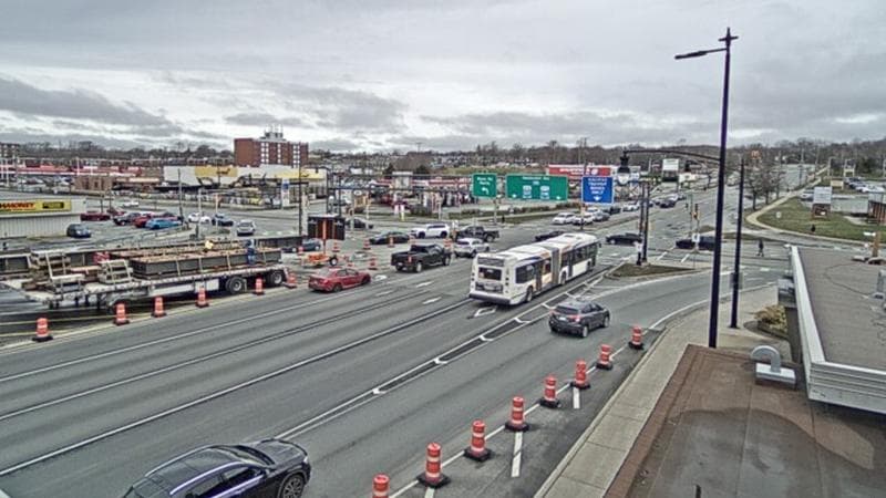 Macdonald Bridge - Halifax bound