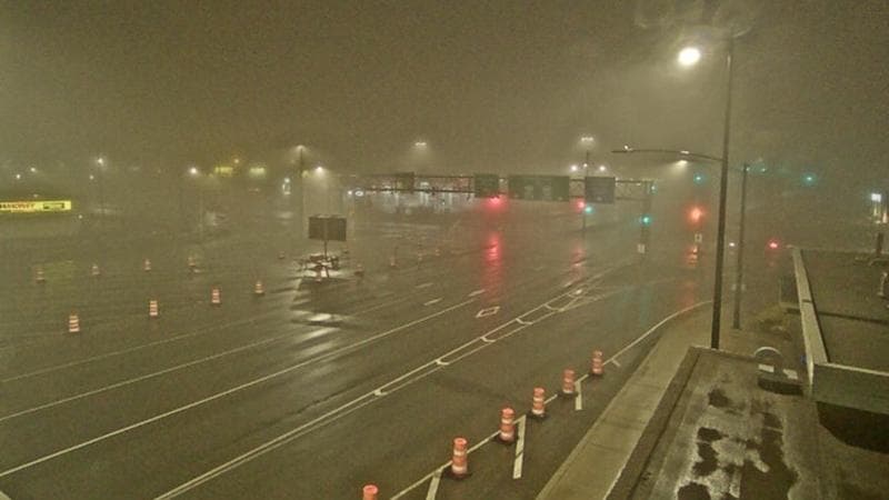 Macdonald Bridge - Halifax bound