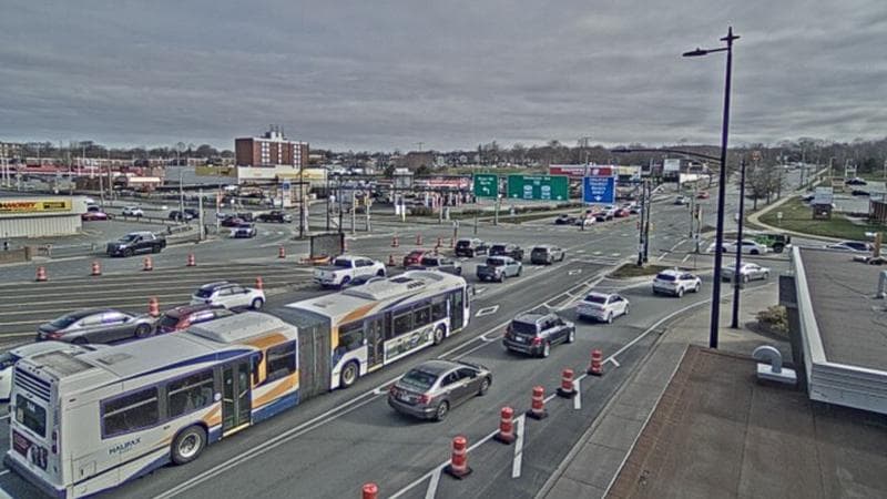 Macdonald Bridge - Halifax bound
