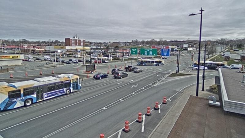 Macdonald Bridge - Halifax bound